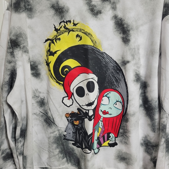 DISNEY | nightmare before christmas long sleeve sweatshirt XL - Picture 2 of 5